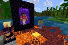 “情けない写真”ブームに『マイクラ』日本公式も便乗で続々集まるマグマダイブに即死に謎の事故 画像